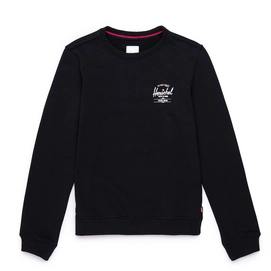Trui Herschel Supply Co. Women's Crewneck Classic Logo Black White