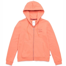 Vest Herschel Supply Co. Women's Full Zip Hoodie Stack Logo Carnelian Apricot