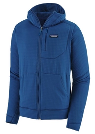 Gilet Patagonia Men R1 Full Zip Hoody Superior Blue