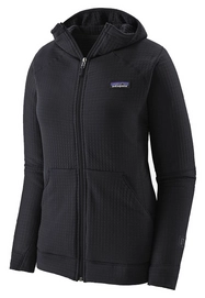 Zip Sweatshirt Patagonia Women's R1 Full Zip Hoody Black