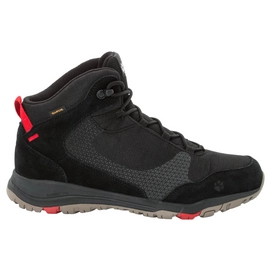 Wanderschuh Jack Wolfskin Activate XT Texapore Mid Black Red Herren