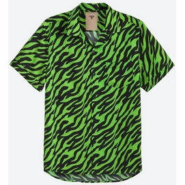 Shirt OAS Men Green Tiger Shirt