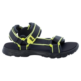Sandale Jack Wolfskin Seven Seas 3 Blue Lime Kinder-Schuhgröße 31