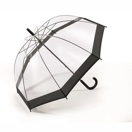 Paraplu Happy Rain Long Domeshape Black Border
