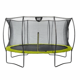 Trampoline EXIT Toys Silhouette 427 Lime Safetynet