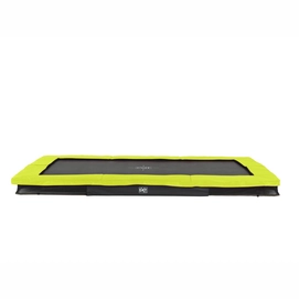 Trampoline EXIT Toys Silhouette Ground Rectangular 305 x 214 Lime