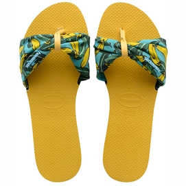 Flip Flops Havaianas You Saint Tropez Gold Yellow Damen-Schuhgröße 35 - 36