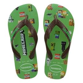 Tongs Havaianas Kids Minecraft Leaf Green