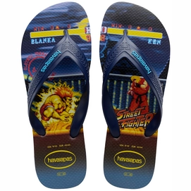 Tongs Havaianas Top Max Street Fighter Navy Blue-Taille 45 - 46