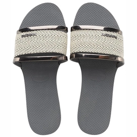 Sandales Havaianas You Trancoso Premium Femme Steel Grey-Taille 35 - 36