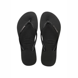 Flip Flops Havaianas Slim Sparkle II Black Damen-Schuhgröße 33 - 34