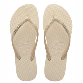 Flip Flops Havaianas Slim Glitter II Beige Unisex-Schuhgröße 35 - 36