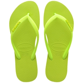 Flip Flops Havaianas Slim Velvet Neon Lemon Green Damen-Schuhgröße 37 - 38