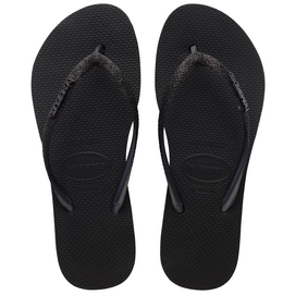 Flip Flop Havaianas Slim Flatform Sparkle Black Damen-Schuhgröße 37 - 38