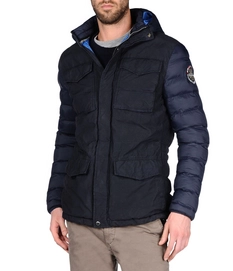 Veste d'Hiver Napapijri Abon Blu Marine Men