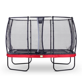 Trampoline EXIT Toys Elegant Rectangular 366 x 214 Red Safetynet Deluxe