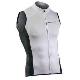Maillot de Cyclisme Northwave Men Force Sleeveless White