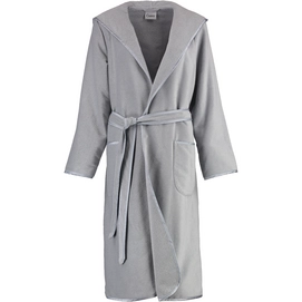 Dressing Gown Cawö 4319 Uni Hood Women Grey-36