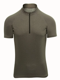 Fietsshirt AGU Essentials Men MTB Zip Melange Green