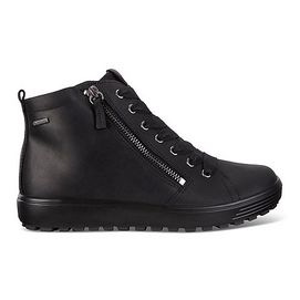 Boots ECCO Women Soft 7 Tred Black Oil Nubuck Leather-Schoenmaat 35