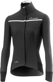Fietsshirt Castelli Women Trasparente 3 W Jersey FZ Light Black
