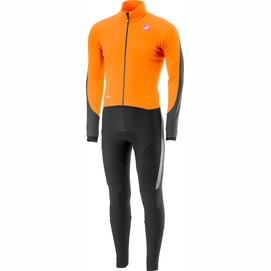 Speedsuit Castelli Men Sanremo 3 Thermosuit Orange Black