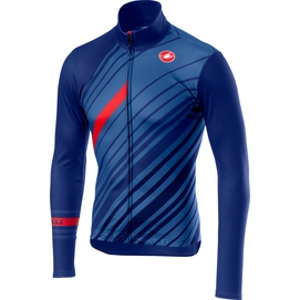 Fietsshirt Castelli Men Cielo Jersey FZ Ceramic Blue