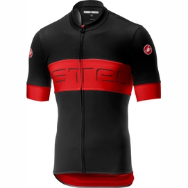 Maillot de Cyclisme Castelli Men Prologo VI Jersey Black Red Black