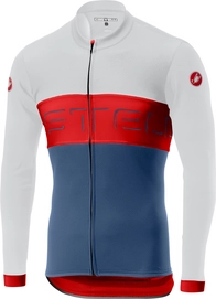 Fietsshirt Castelli Men Prologo VI Long Sleeve FZ Ivo Red Light Blue