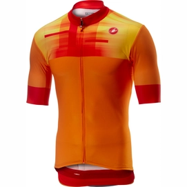 Fietsshirt Castelli Men A Bloc Jersey FZ Orange
