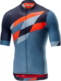 Fietsshirt Castelli Men Tabularasa Jersey FZ Multi Blue Orange