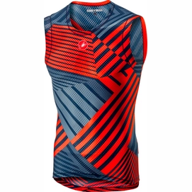 Fietsshirt Castelli Men Pro Mesh Sleeve less Orange