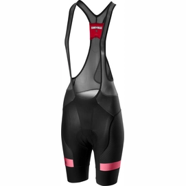 Fietsbroek Castelli Women Free Aero Race 4 Bibshort Black Pink