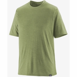 T-shirt Patagonia Men Cap Cool Daily Shirt Salvia Green Dark Salvia Green X Dye