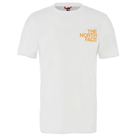 T-Shirt The North Face Men S/S Graphic Flow 1 TNF white Flame Orange