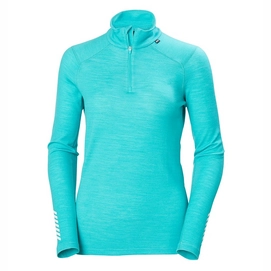 Undershirt Helly Hansen Women Lifa Merino Midweight 1/2 Zip Turquoise