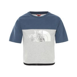 T-Shirt The North Face Girls S/S Cropped Tee Blue Wing Teal