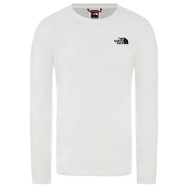 T-Shirt The North Face Men L/S Red Box Tee TNF White-L