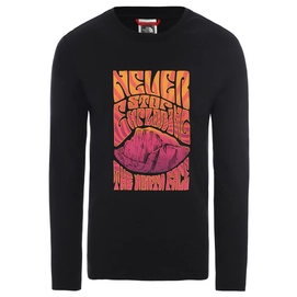 Shirt The North Face Men L/S Graphic Tee TNF Black Flame Orange