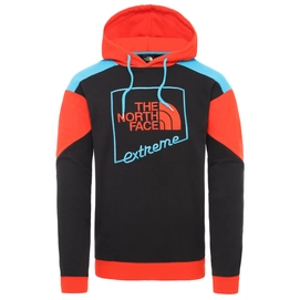 Trui The North Face Men Xtreme Hoody TNF Black Fiery Red Blue