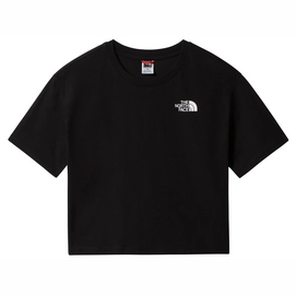 T-Shirt The North Face Cropped Simple Dome Tee TNF Black Damen-L