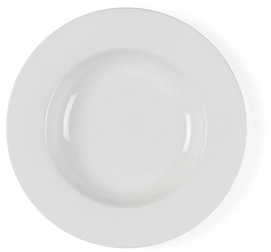 Assiette à Soupe Bitz White Porcelain 23 cm
