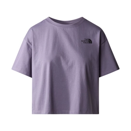T-Shirt The North Face Femme Cropped Simple Dome Tee Lunar Slate-M