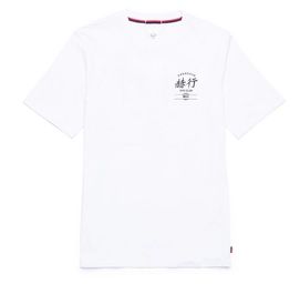 T-Shirt Herschel Supply Co. Men's Tee Chinese Classic Logo Bright White
