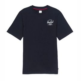 T-Shirt Herschel Supply Co. Men's Tee Classic Logo Black White