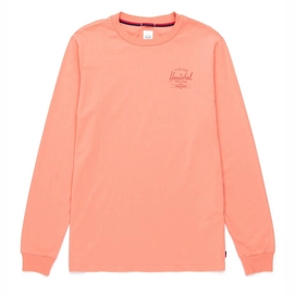 Trui Herschel Supply Co. Men's Long Sleeve Tee Classic Logo Carnelian Apricot