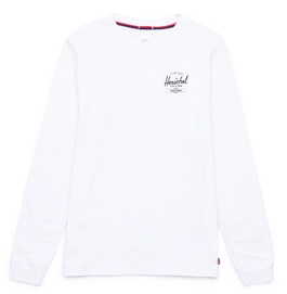 Trui Herschel Supply Co. Men's Long Sleeve Tee Classic Logo Bright White Black
