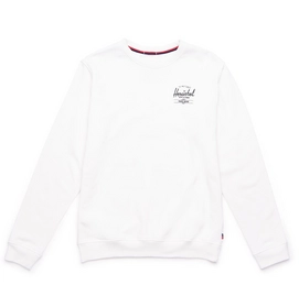 Trui Herschel Supply Co. Men's Crewneck Classic Logo Blanc de Blanc Black