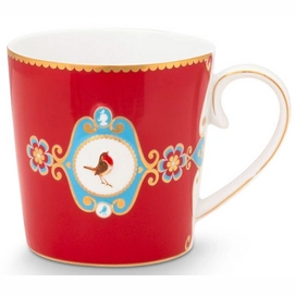 Mok Pip Studio Love Birds Red 250 ml (Set van 6)