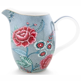 Milk Jug Pip Studio Flower Festival Light Blue 950 ml